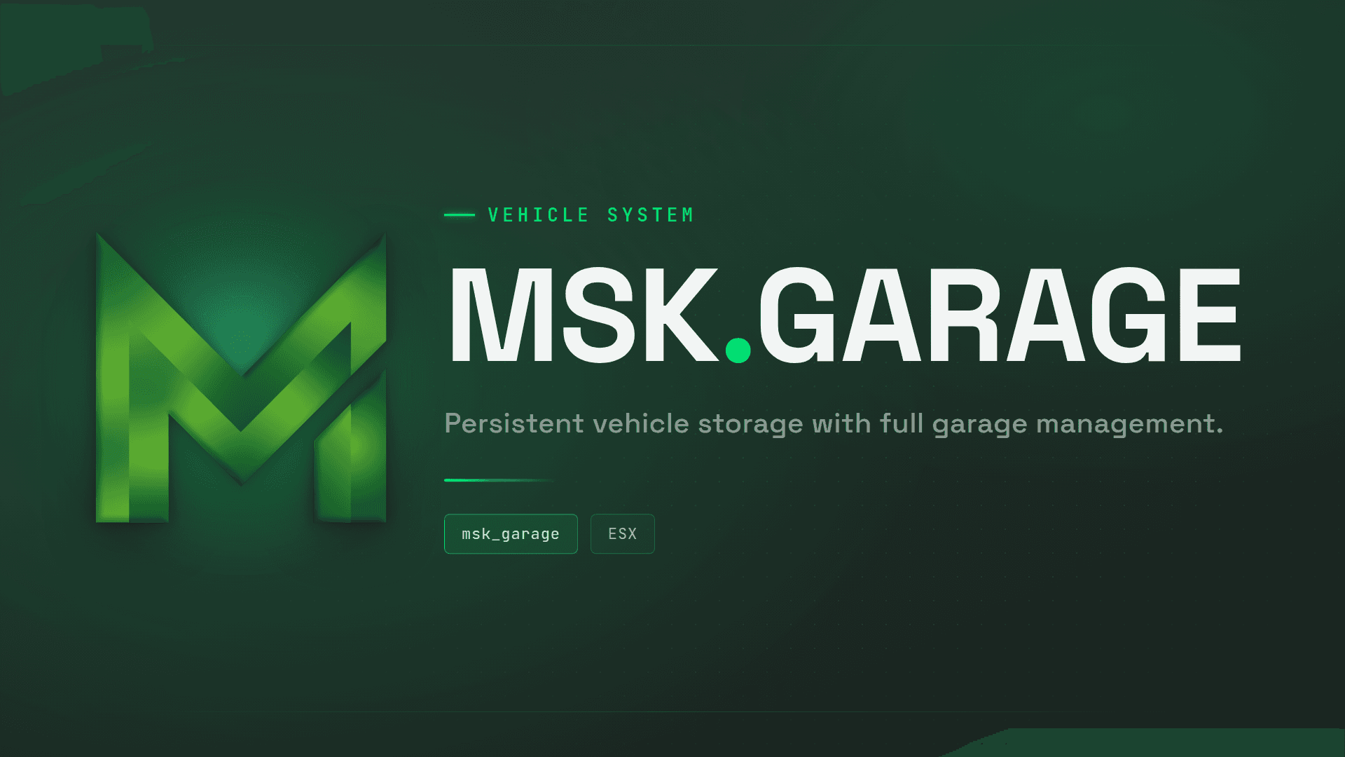 MSK Garage & Impound - In-Game Admin Dashboard | Source