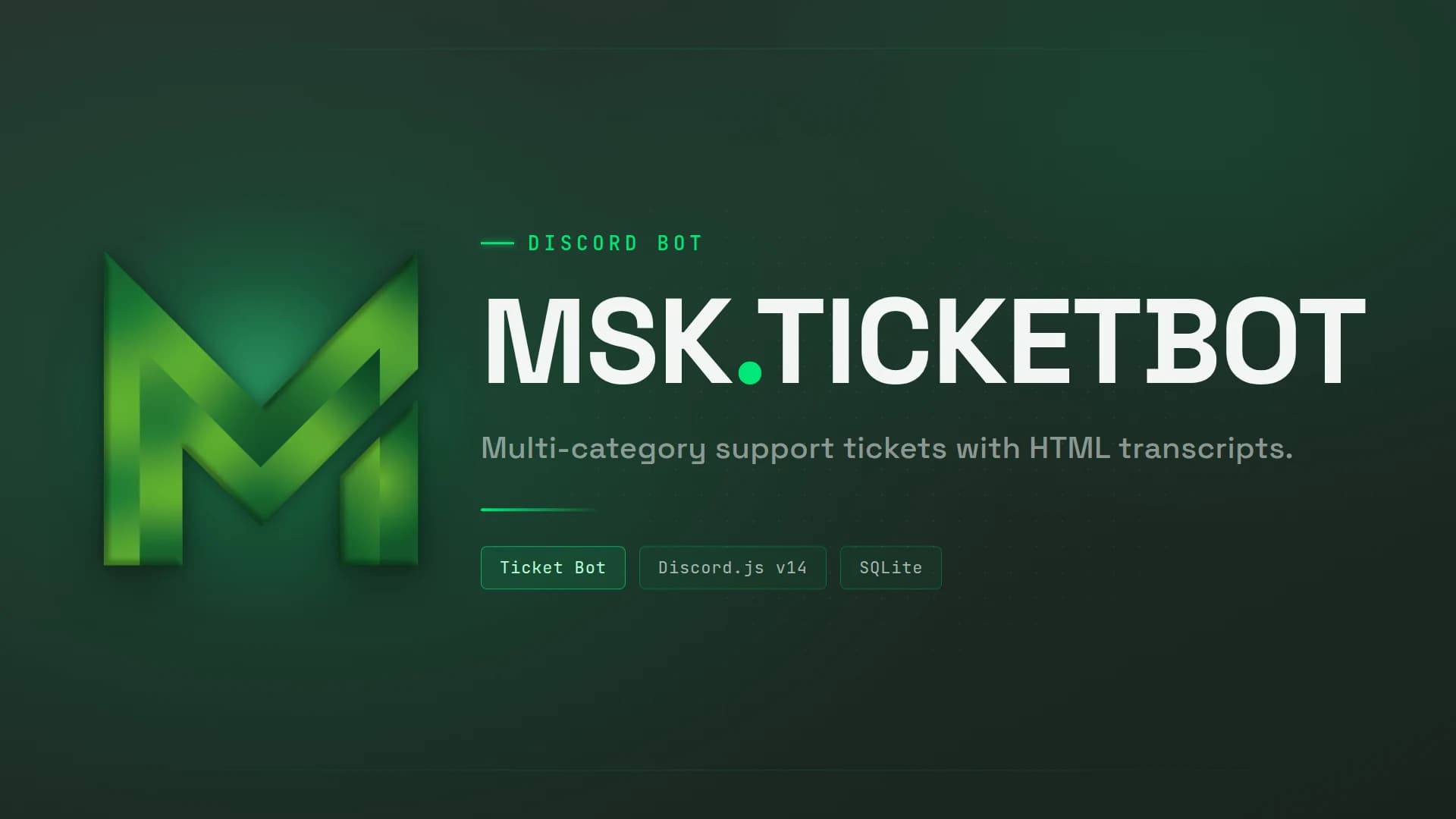 Discord Ticketbot