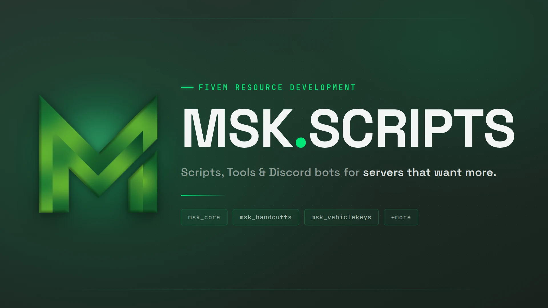 MSK Scripts – Website & Shop